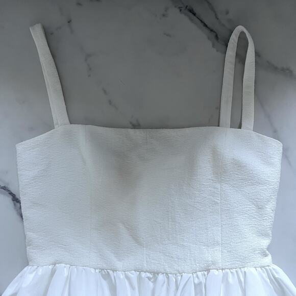 Amanda Uprichard Christine Bouclé Mini Dress Size Medium Preppy Cocktail attire - Picture 7 of 13